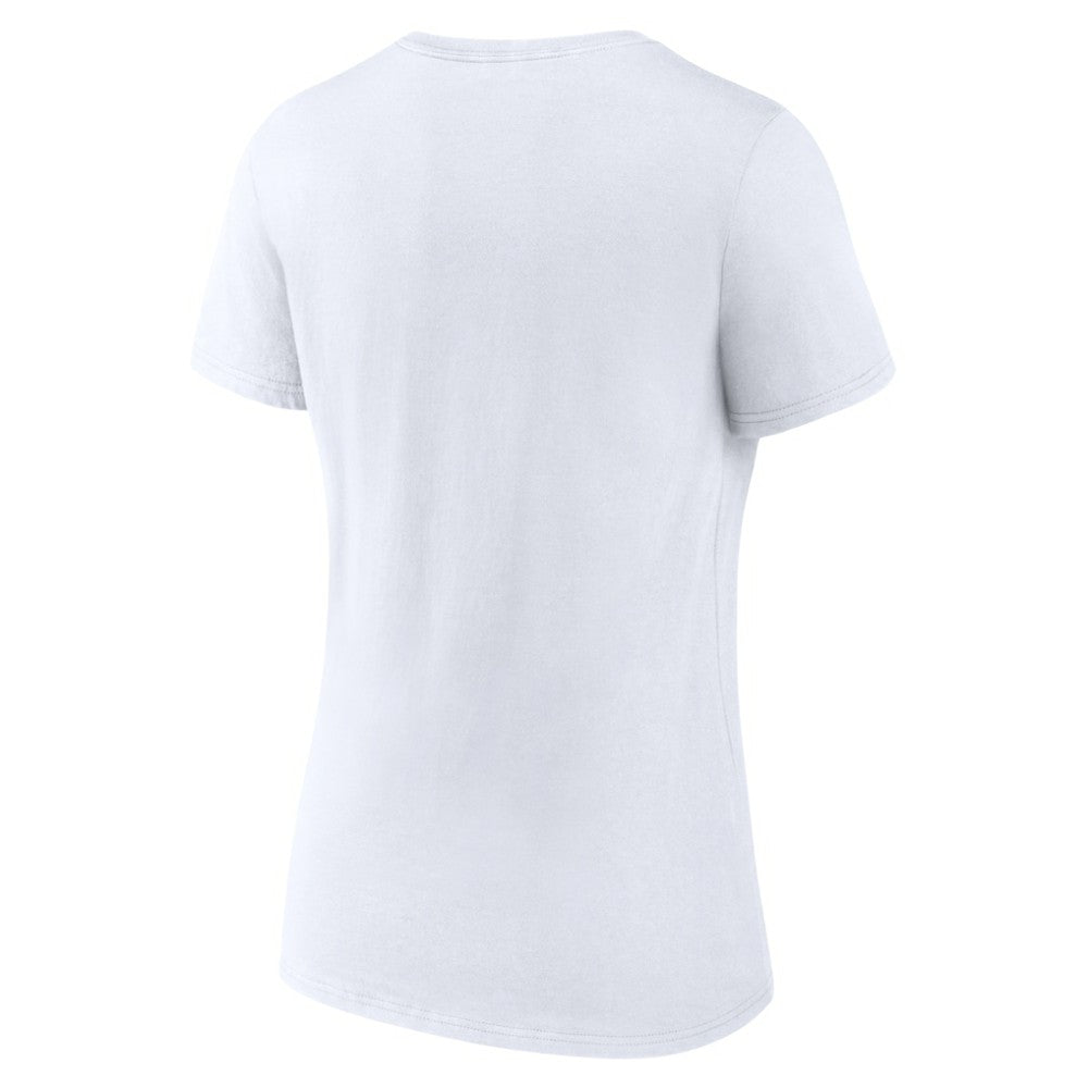 Seattle Kraken Fanatics Women's Authentic Pro Core Primary V-Neck T-Shirt White