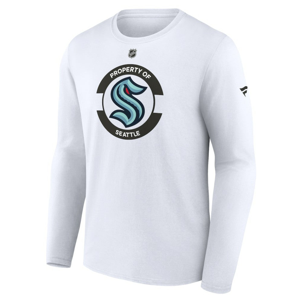 Seattle Kraken Fanatics Authentic Pro Core Secondary Long Sleeve T-Shirt White