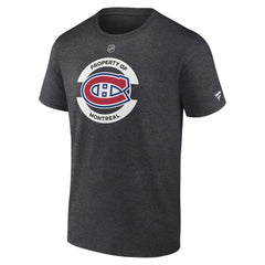 Montreal Canadiens Fanatics Authentic Pro Core Secondary T-Shirt Heather Charcoal