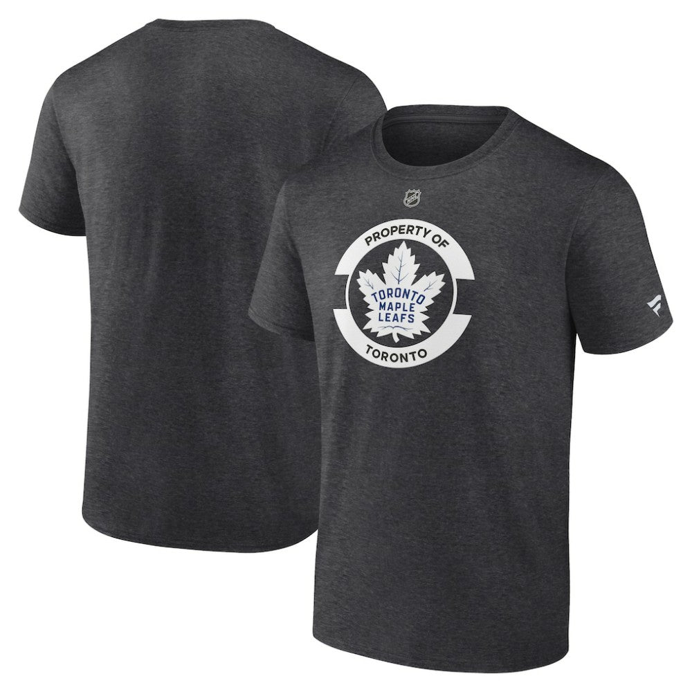Toronto Maple Leafs Fanatics Authentic Pro Core Secondary T-Shirt Heather Charcoal