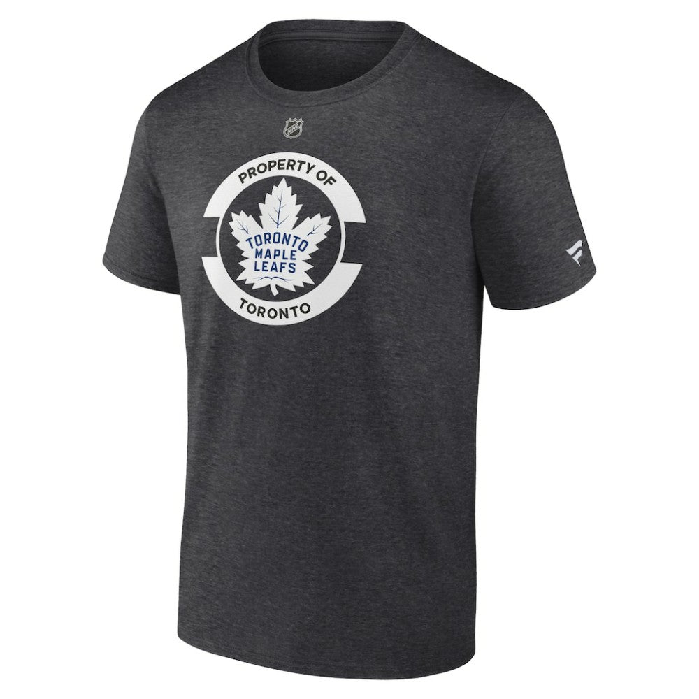 Toronto Maple Leafs Fanatics Authentic Pro Core Secondary T-Shirt Heather Charcoal