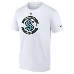 Seattle Kraken Fanatics Authentic Pro Core Secondary T-Shirt White