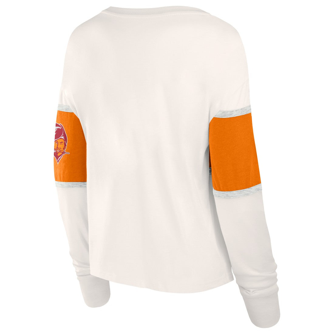 Tampa Bay Buccaneers Women's Antique Block Long Sleeve T-Shirt - Cream discount