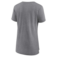 New York Jets Women's Up the Middle Tri-Blend T-Shirt - Heather Gray for sale