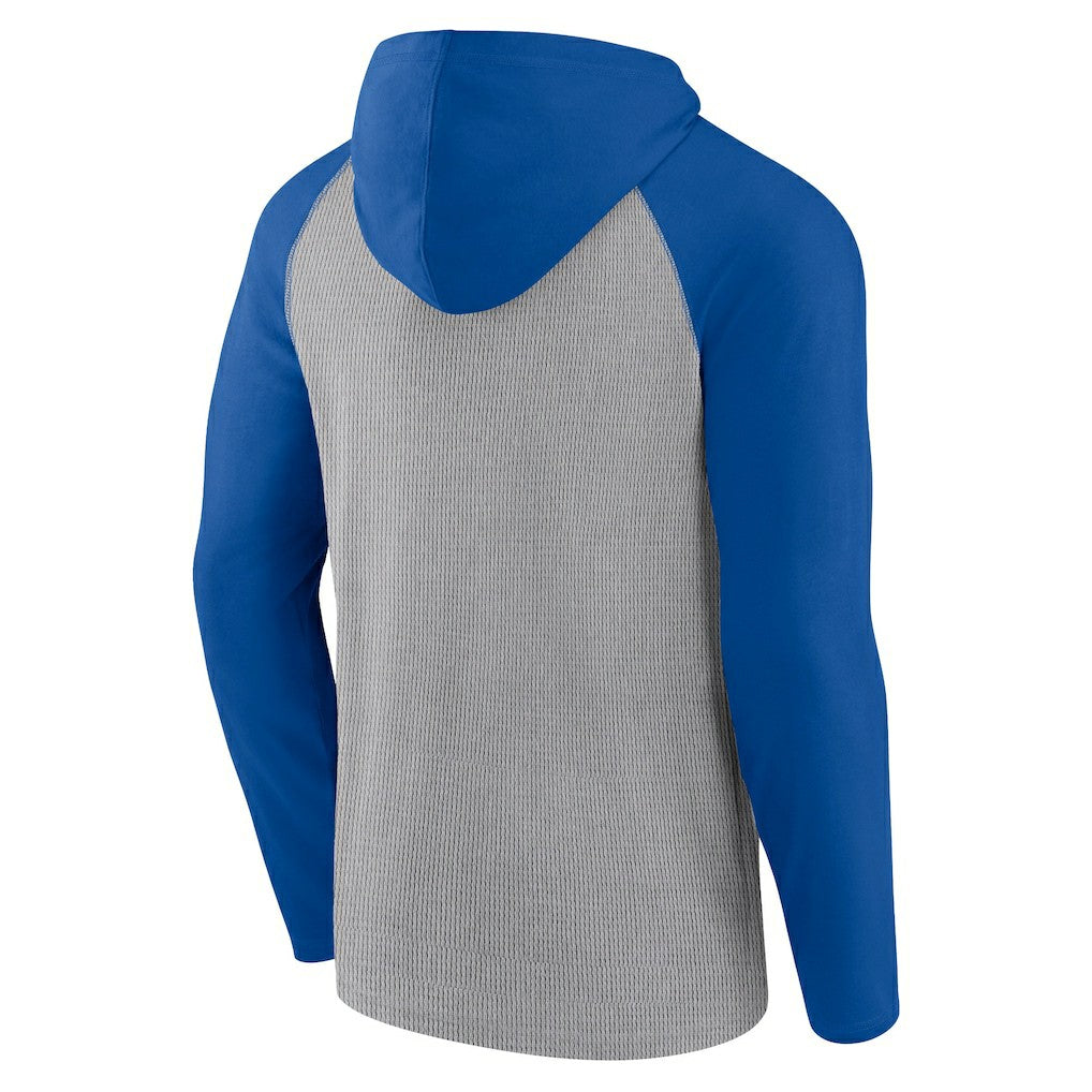 Dallas Cowboys Under Center Long Sleeve Hoodie T-Shirt - Silver/Navy outlet