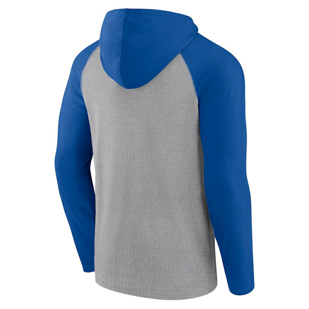 Dallas Cowboys Under Center Long Sleeve Hoodie T-Shirt - Silver/Navy outlet