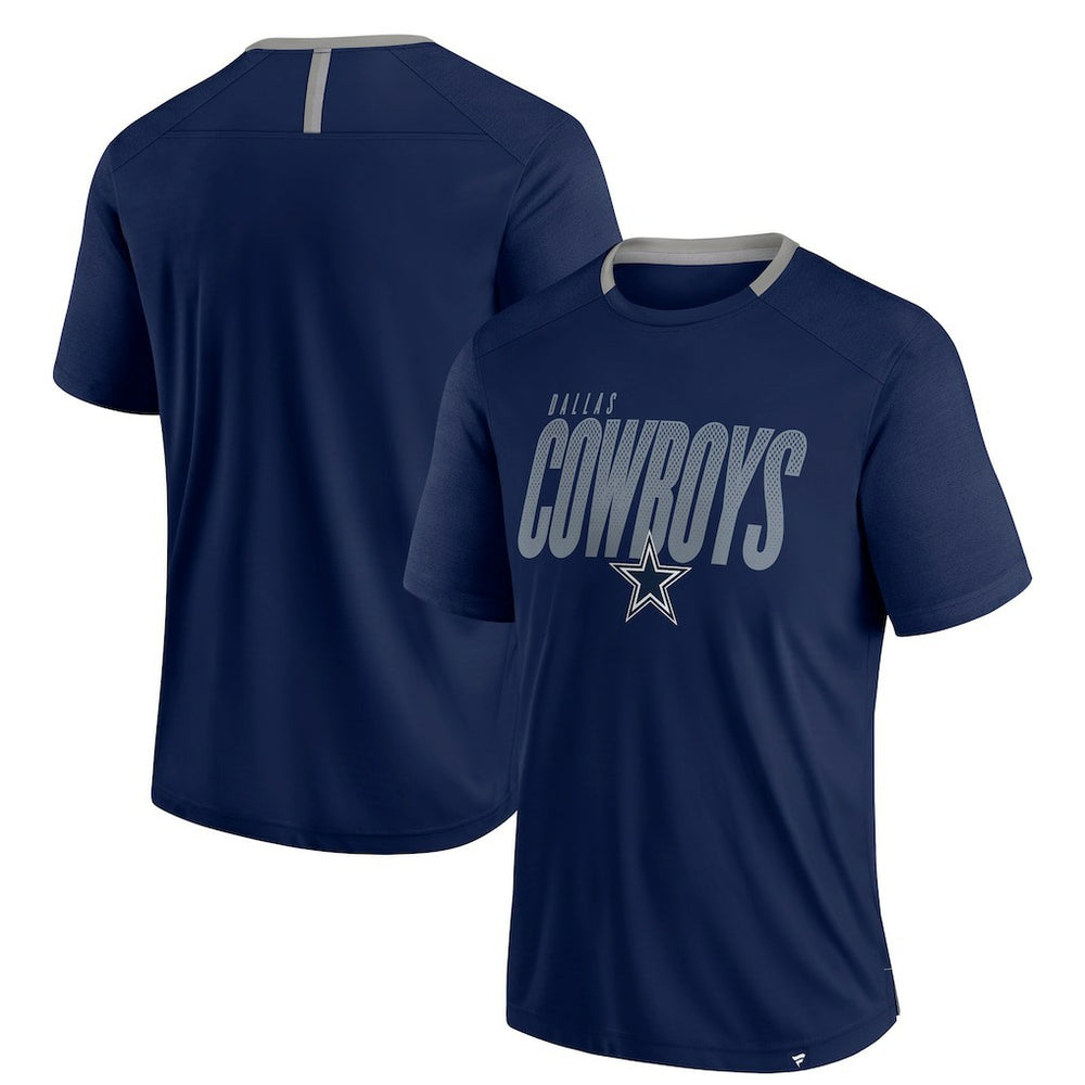 Dallas Cowboys Fade Dot Slant T-Shirt - Navy sale