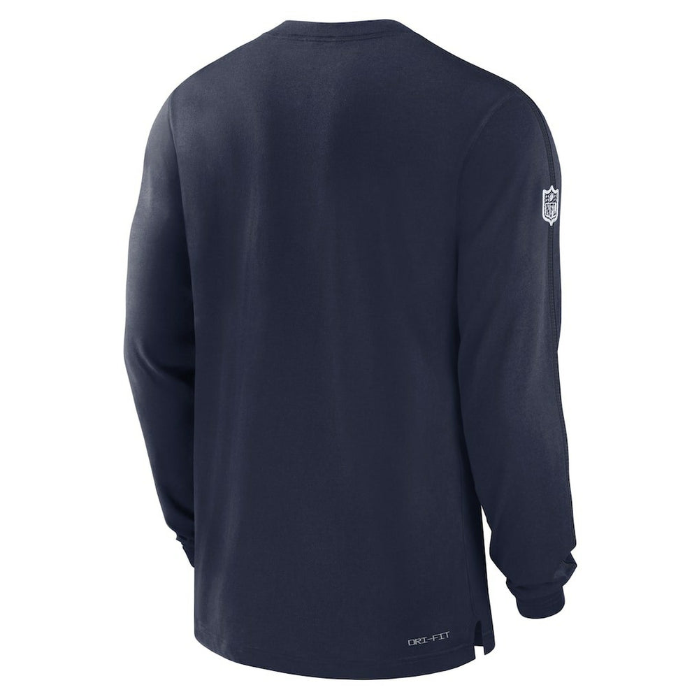 Dallas Cowboys 2024/25 Sideline Player Tri-Blend Performance Long Sleeve T-Shirt - Navy | Nike online