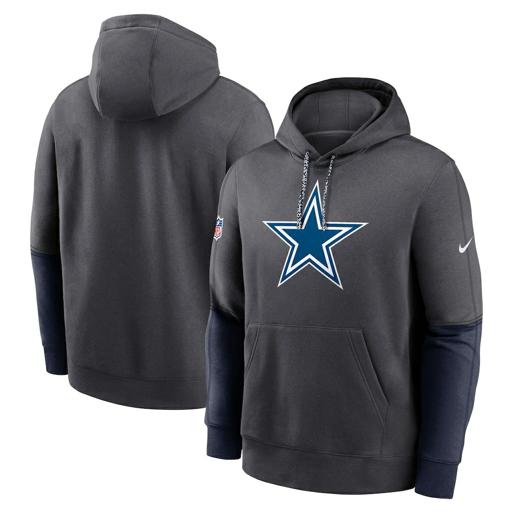 Dallas Cowboys 2024 Sideline Club Pullover Hoodie - Charcoal | Nike online