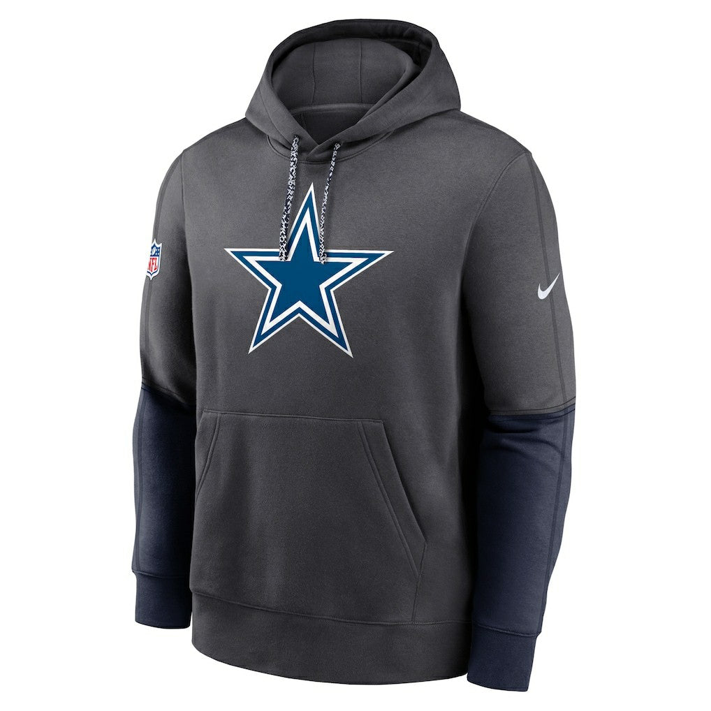 Dallas Cowboys 2024 Sideline Club Pullover Hoodie - Charcoal | Nike online