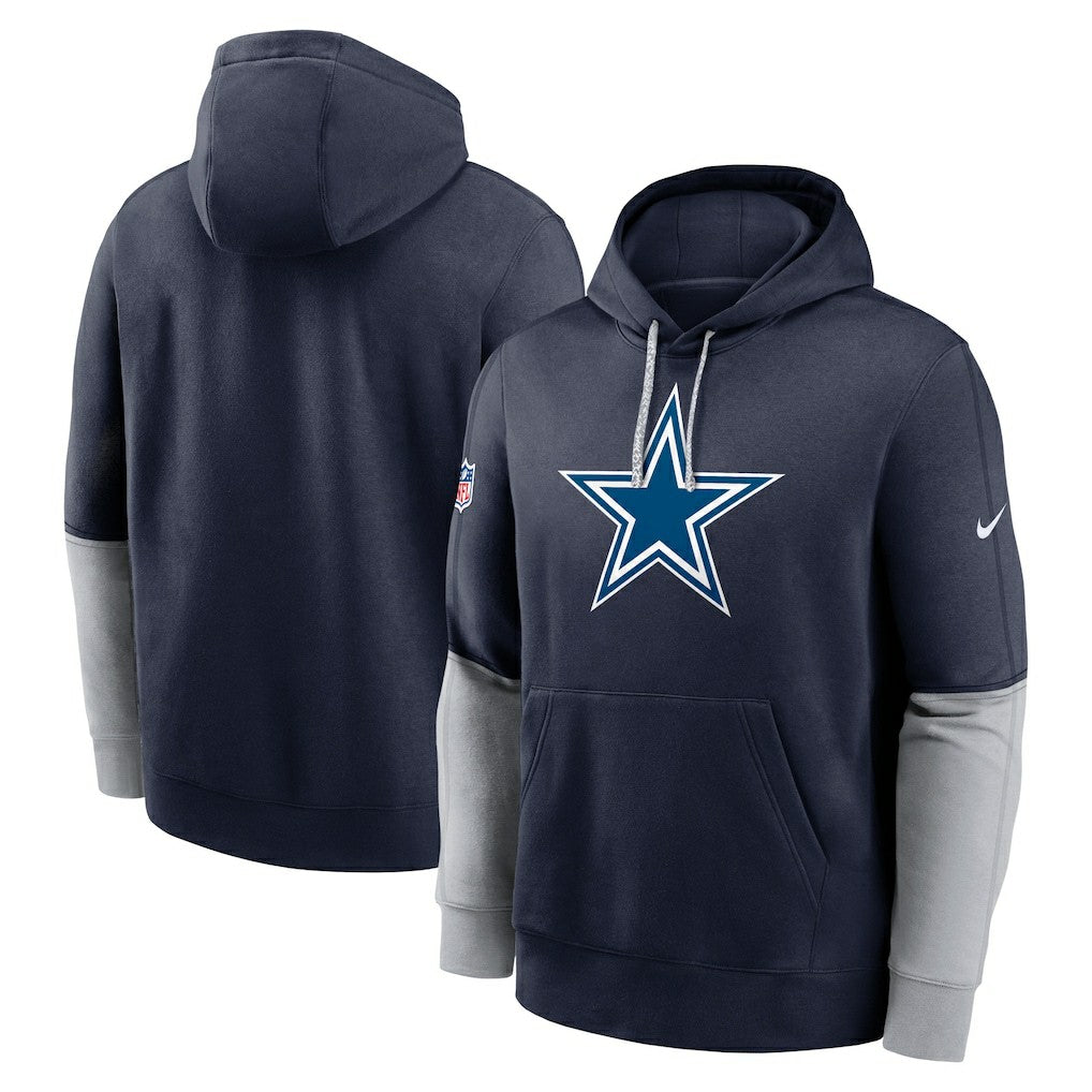 Dallas Cowboys 2024 Sideline Club Pullover Hoodie - Navy | Nike for sale