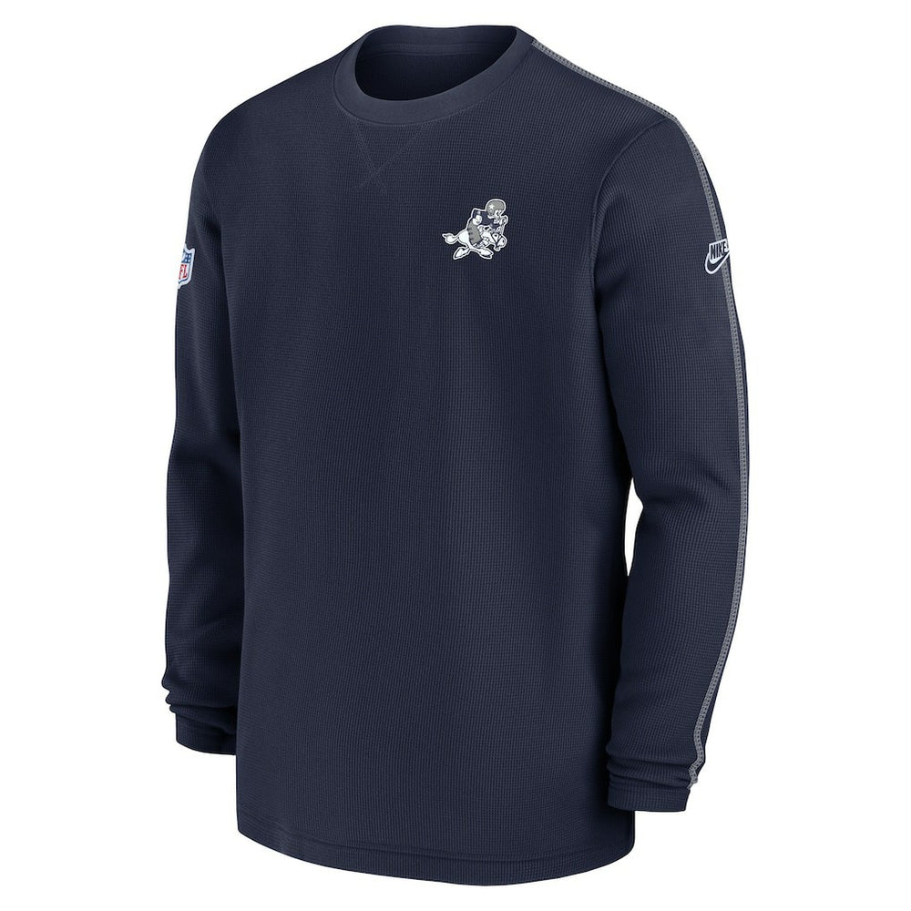 Dallas Cowboys 2024 Sideline Coach Vintage Pullover Sweatshirt - Navy | Nike for sale