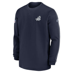 Dallas Cowboys 2024 Sideline Coach Vintage Pullover Sweatshirt - Navy | Nike for sale