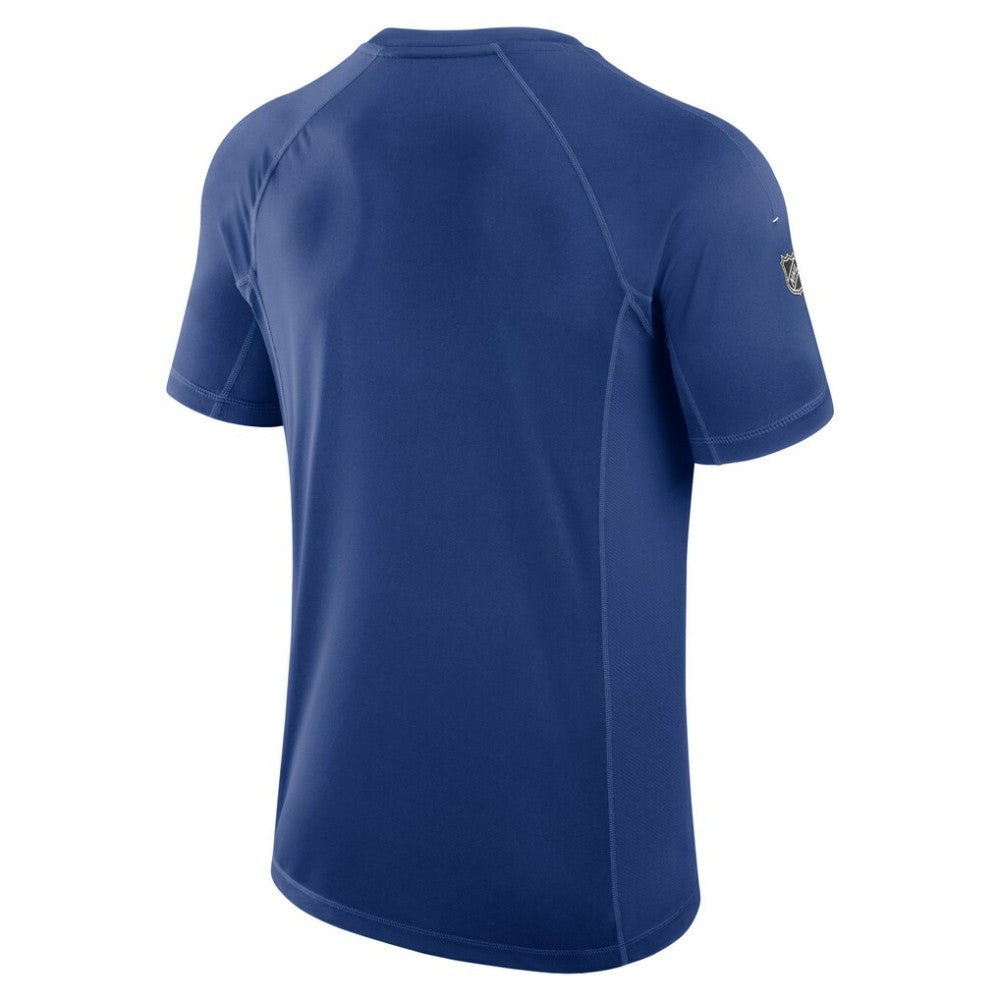 Toronto Maple Leafs Fanatics Authentic Pro Rink Tech T-Shirt Blue