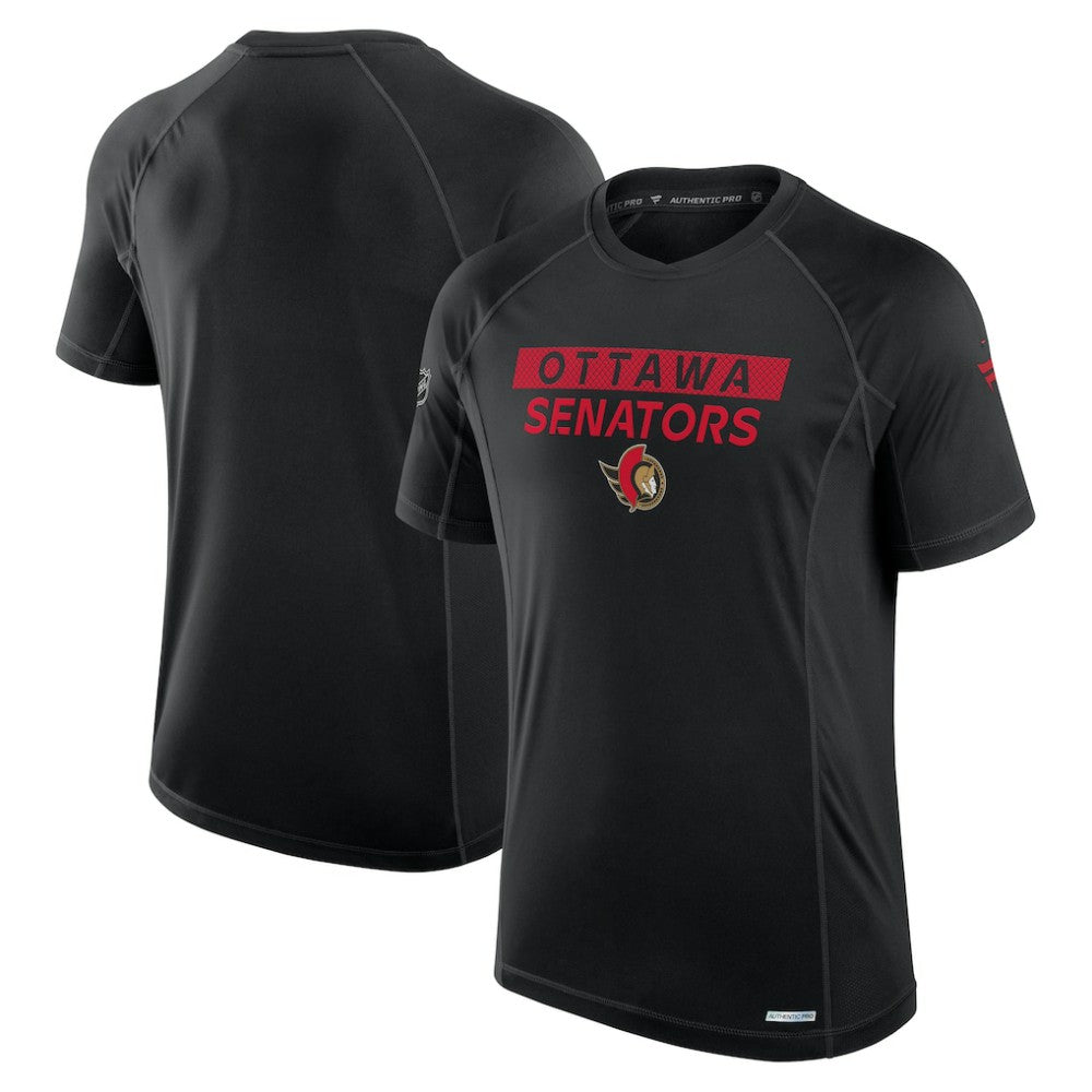 Ottawa Senators Fanatics Authentic Pro Rink Tech T-Shirt Black