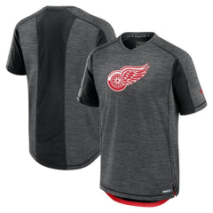 Detroit Red Wings Fanatics Authentic Pro Rink Tech T-Shirt Black