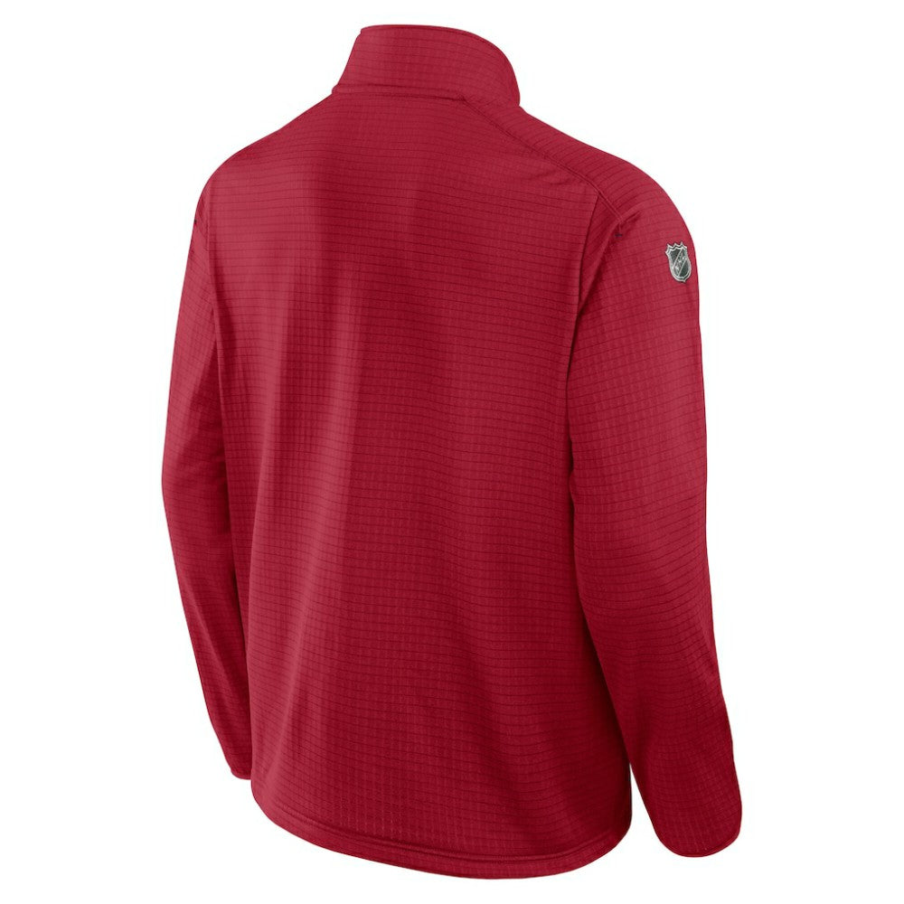 Montreal Canadiens Fanatics Authentic Pro Rink Quarter-Zip Jacket Red