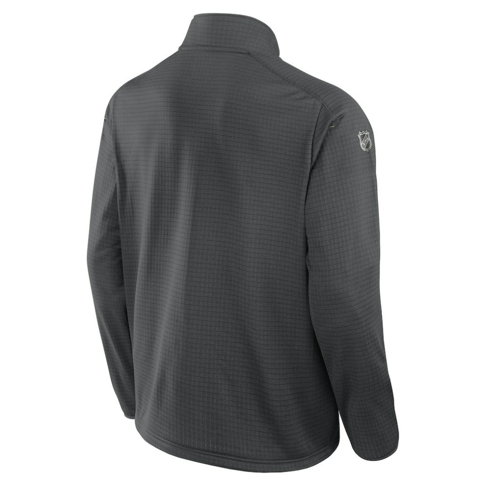 Vegas Golden Knights Fanatics Authentic Pro Rink Quarter-Zip Jacket Gray
