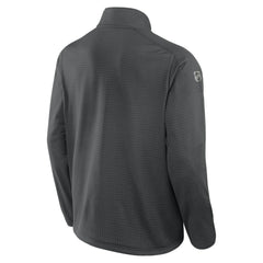 Vegas Golden Knights Fanatics Authentic Pro Rink Quarter-Zip Jacket Gray