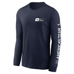 Dallas Cowboys America's Team Essential Long Sleeve T-Shirt - Navy | Nike discount