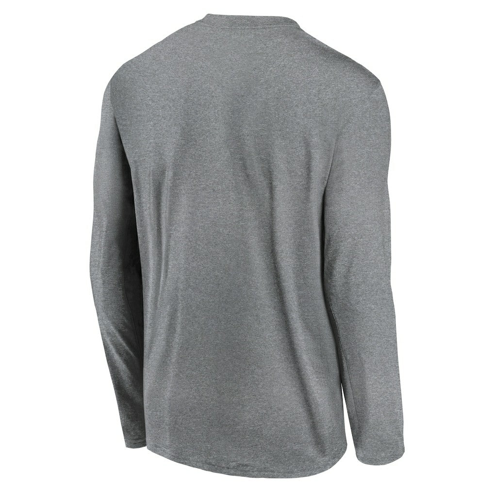 Dallas Cowboys Icon Legend Performance Long Sleeve T-Shirt - Heather Gray | Nike for sale