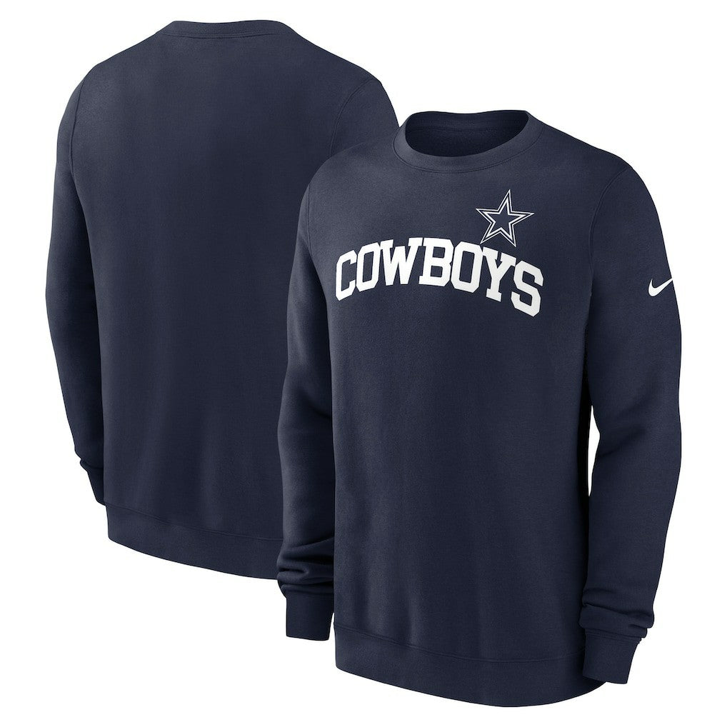 Dallas Cowboys Club Pullover Sweatshirt - Navy | Nike on sale