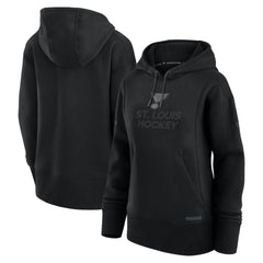 St. Louis Blues Fanatics Women's Authentic Pro Road Pullover Hoodie Black