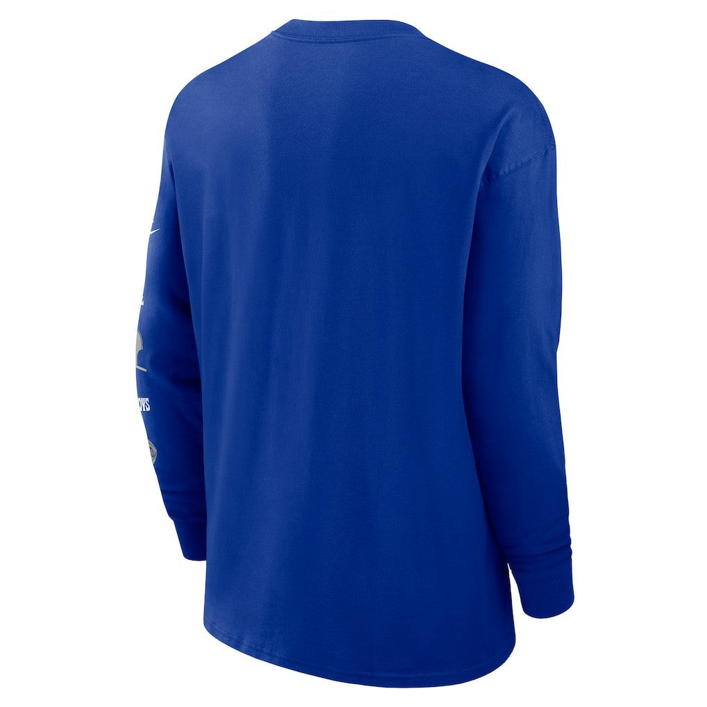 Dallas Cowboys Rewind Heavy Max90 Pocket Long Sleeve T-Shirt - Royal | Nike outlet