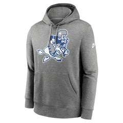 Dallas Cowboys Rewind Retro Joe Club Pullover Hoodie - Heather Charcoal | Nike for sale