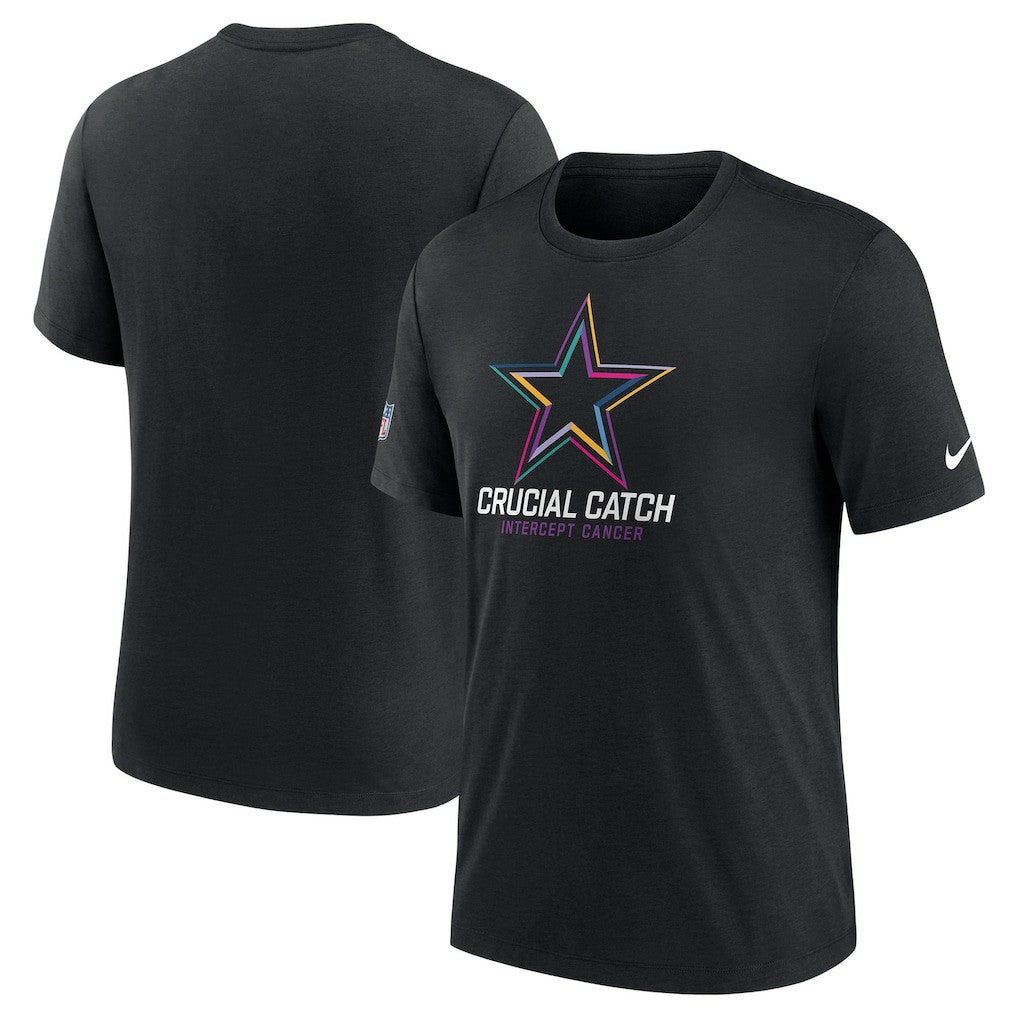 Dallas Cowboys 2024 NFL Crucial Catch T-Shirt - Black | Nike outlet