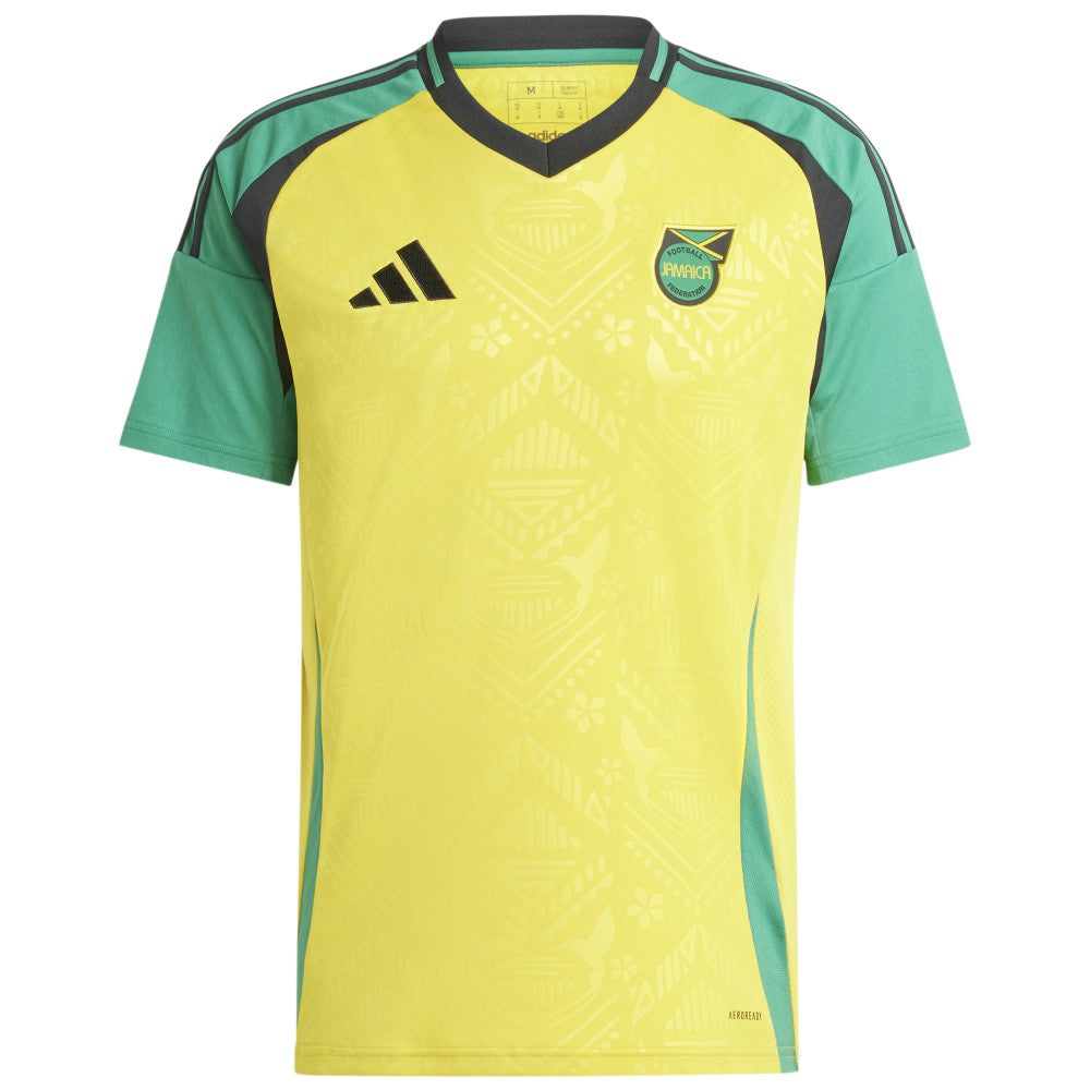 Jamaica National Team 2024 Home Replica Jersey - Yellow | Adidas on sale