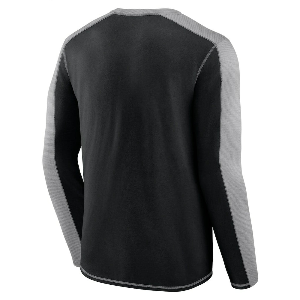 Pittsburgh Steelers Behind the Line Long Sleeve T-Shirt - Black/Gray on sale