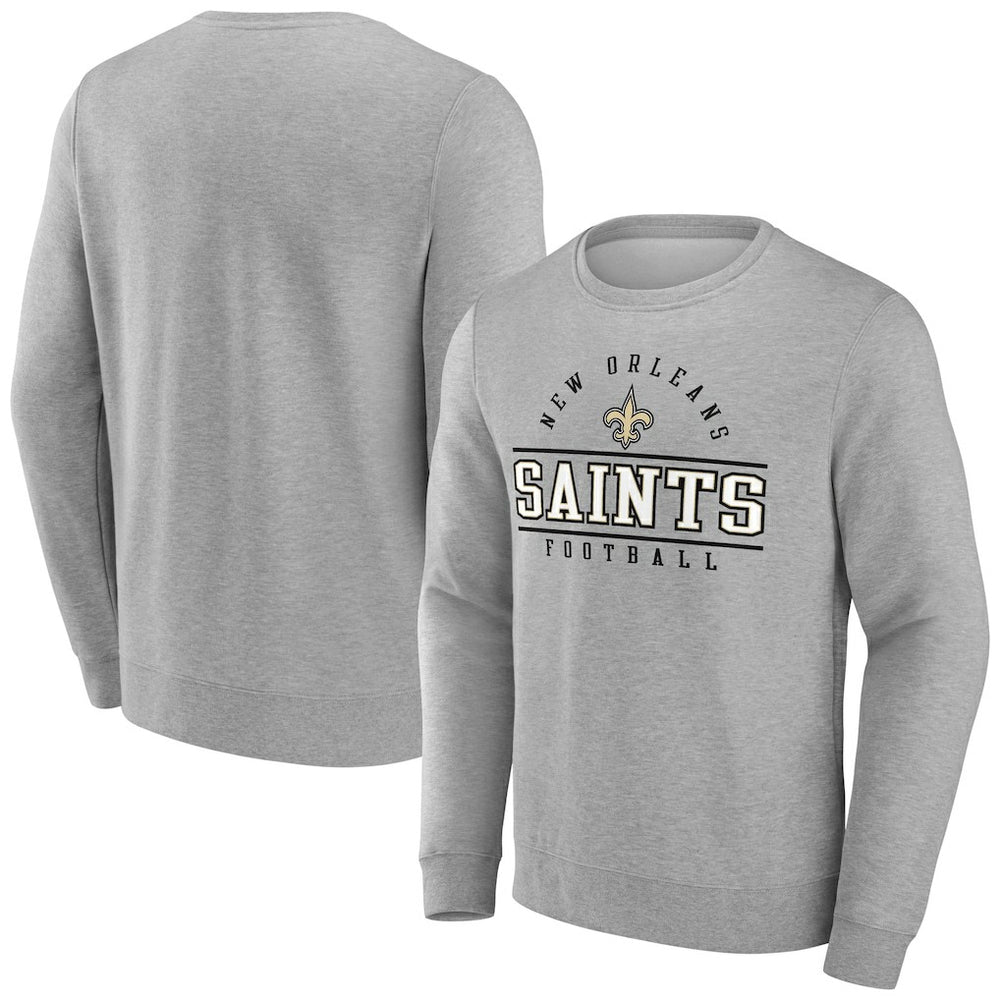 New Orleans Saints Extreme Tackle Sweatshirt - Heather Gray on sale
