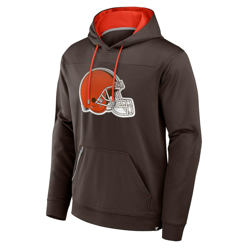 Cleveland Browns Defender Pullover Hoodie - Brown sale