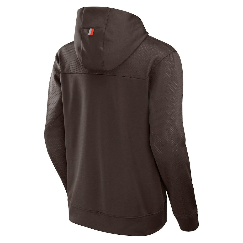 Cleveland Browns Defender Pullover Hoodie - Brown sale