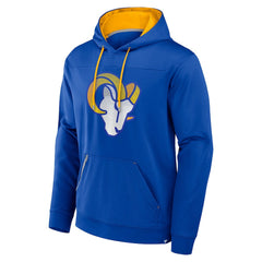 Los Angeles Rams Defender Pullover Hoodie - Royal on sale