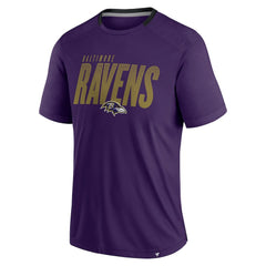 Baltimore Ravens Defender Fade Slant T-Shirt - Purple cheap