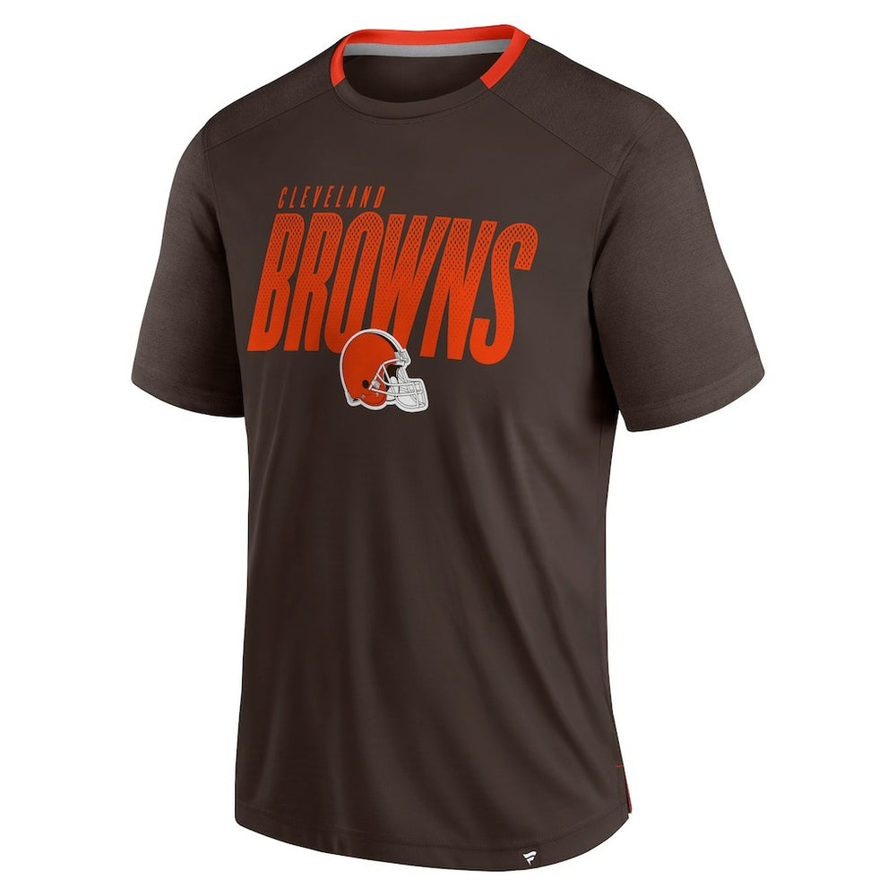 Cleveland Browns Defender Fade Slant T-Shirt - Brown outlet