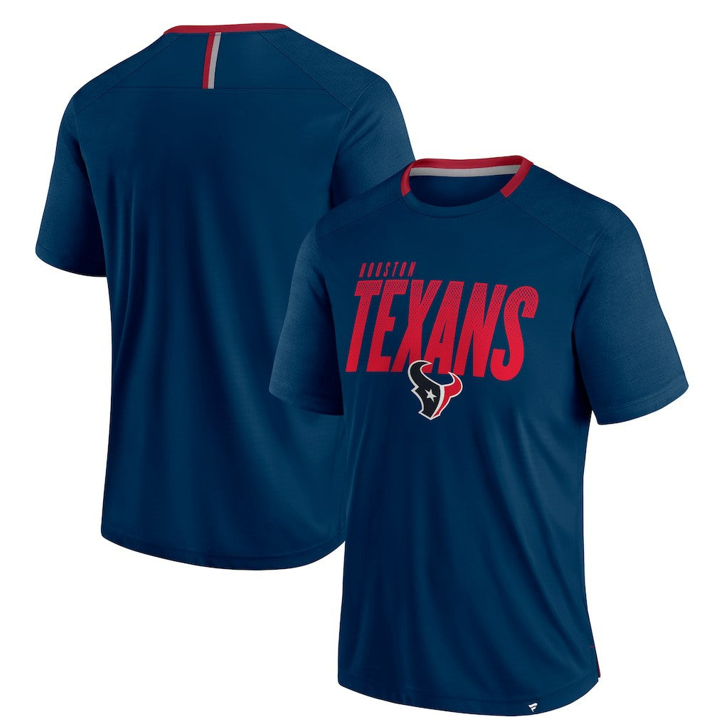 Houston Texans Defender Fade Slant T-Shirt - Navy sale