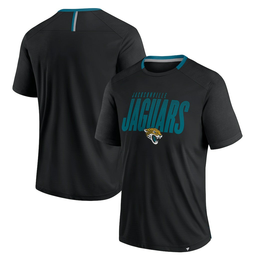 Jacksonville Jaguars Defender Fade Slant T-Shirt - Black discount