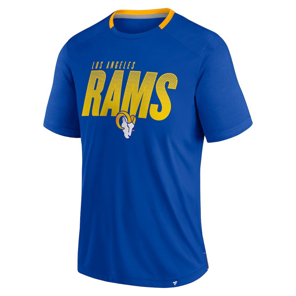 Los Angeles Rams Defender Fade Slant T-Shirt - Royal on sale
