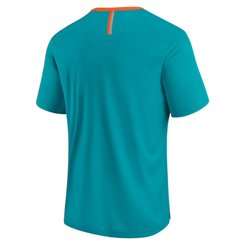 Miami Dolphins Defender Fade Slant T-Shirt - Aqua discount