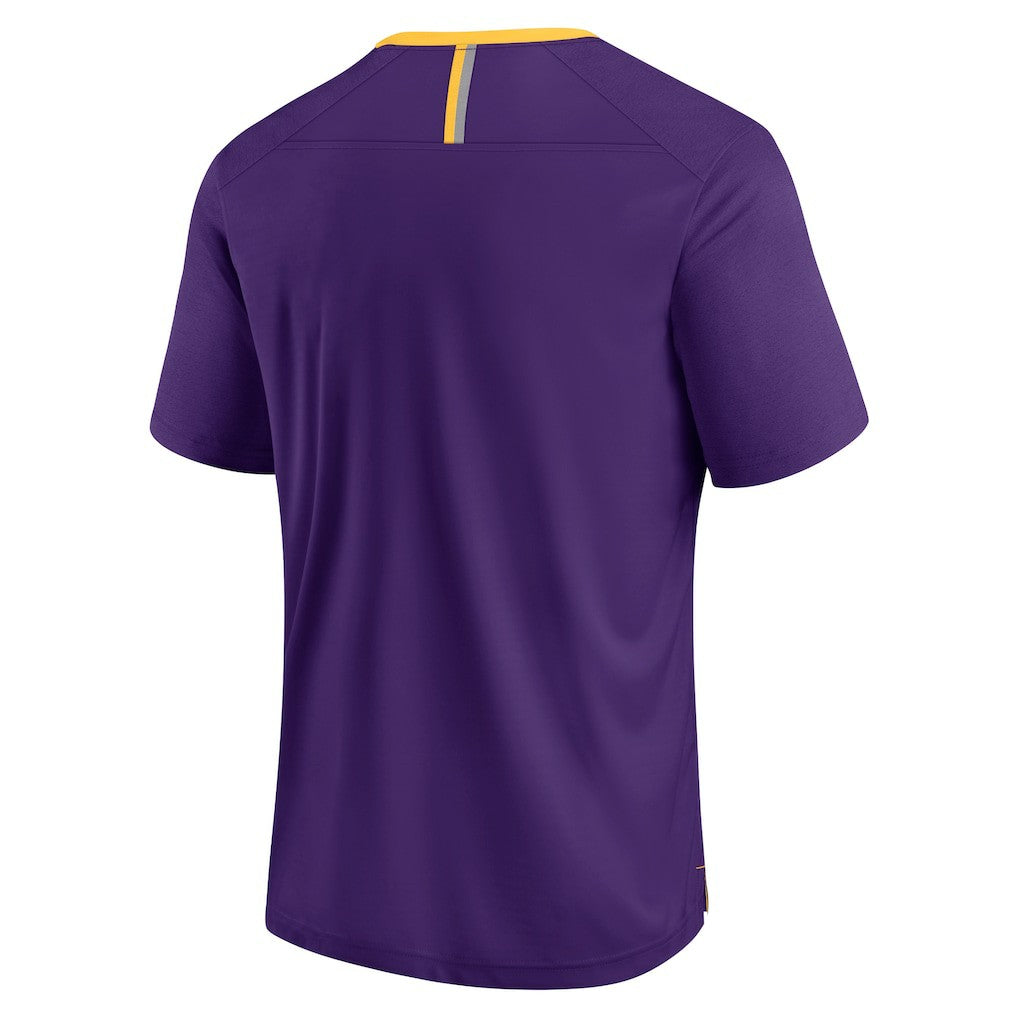 Minnesota Vikings Defender Fade Slant T-Shirt - Purple for sale