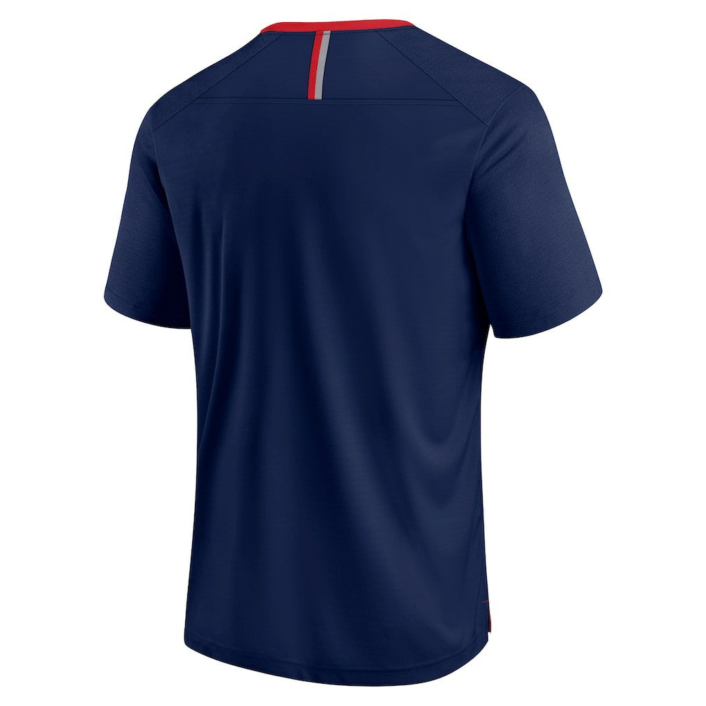 New England Patriots Defender Fade Slant T-Shirt - Navy for sale