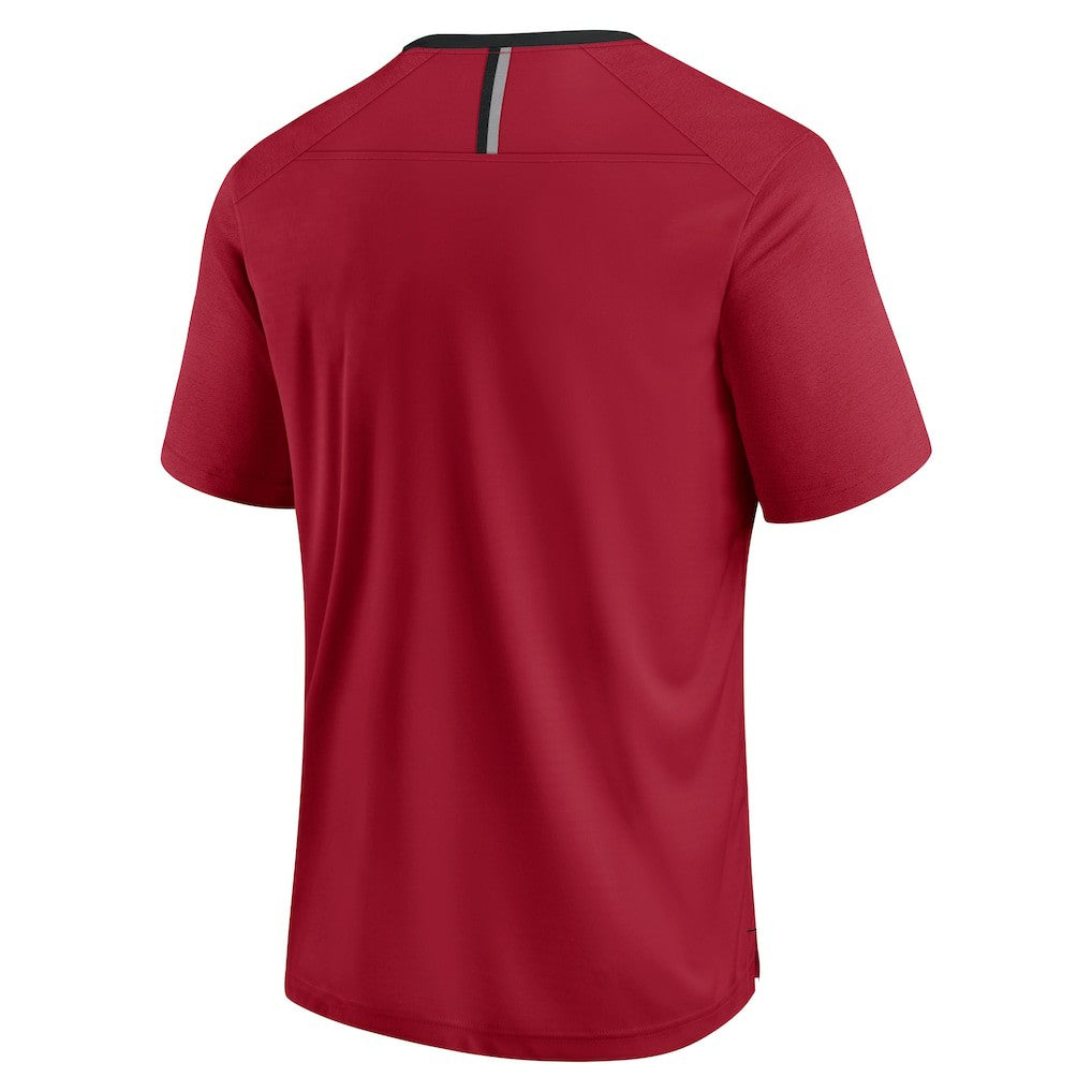 San Francisco 49ers Defender Fade Slant T-Shirt - Scarlet outlet