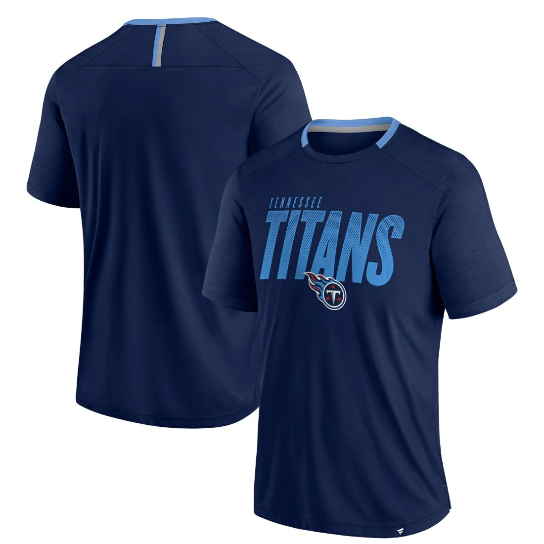Tennessee Titans Defender Fade Slant T-Shirt - Navy sale