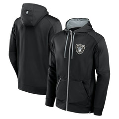 Las Vegas Raiders Defender Full-Zip Hoodie - Black outlet