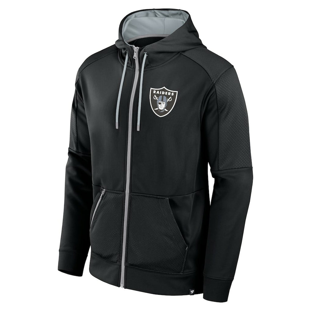 Las Vegas Raiders Defender Full-Zip Hoodie - Black outlet