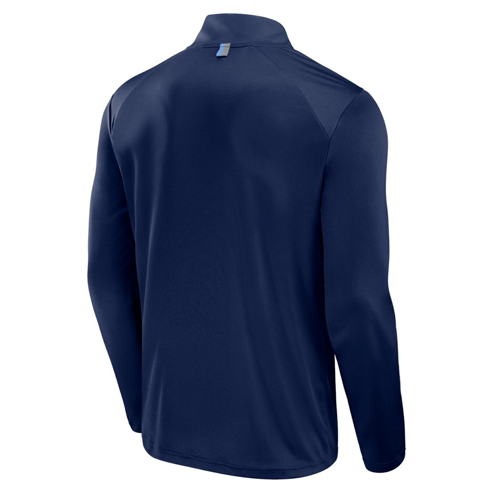 Tennessee Titans Defender Long Sleeve Quarter-Zip Jacket - Navy online