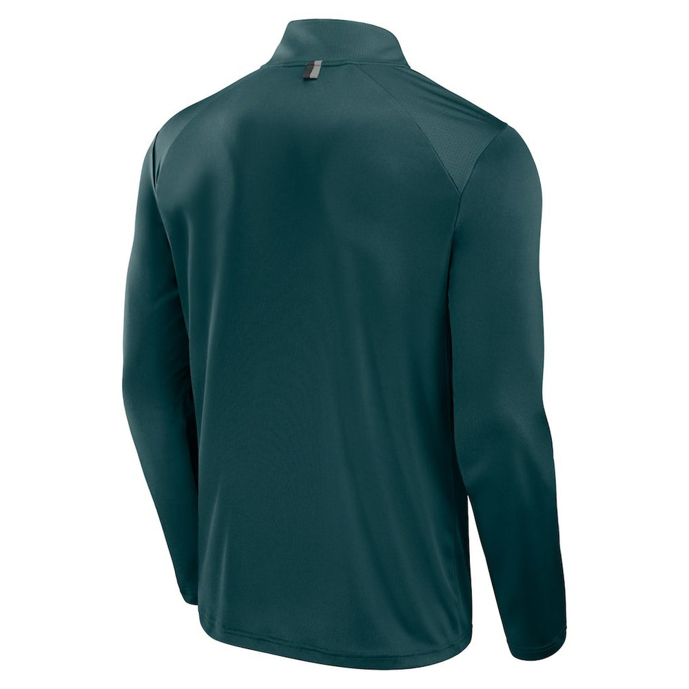 Philadelphia Eagles Defender Long Sleeve Quarter-Zip Jacket - Midnight Green sale